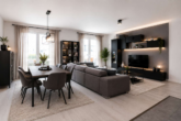 Wohnzimmer_visualisiert - Barrierefreie 3-Zimmer-Wohnung im 1. OG mit Aufzug & Südbalkon