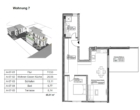 Grundriss - NEUBAU – ERSTBEZUG – Moderne 2-Zimmer-Wohnung mit Dachterrasse & Smarthome
