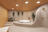 Spa Bereich KI-Visualisierung - Unternehmervilla mit Charakter und historischem Charme