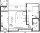 Grundriss - Moderne 3-Zimmer-Wohnung mit Einbauküche, Balkon, TG-Stellplatz uvm.