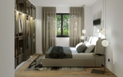 Schlafzimmer - Barrierefreie und topmoderne 4-Zimmer-DG-Wohnung W7 mit Balkon und Loggia in Rodgau Jügesheim